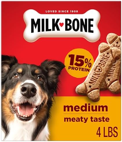 Milk-Bone Original Biscuits Medium Dog Treats, 4 Lb. by Milk-BoneDogTreats