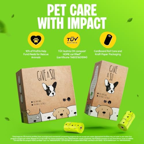 Dog Poop Bags - TÜV Austria OK compost HOME certified - 240 (16 Rolls) - Image 4