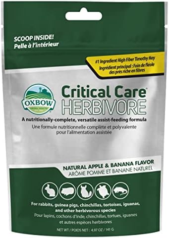 Oxbow Critical Care Herbivore, Rabbit & Guinea Pig, Apple Banana, 141 g by OxbowAnimalHealth