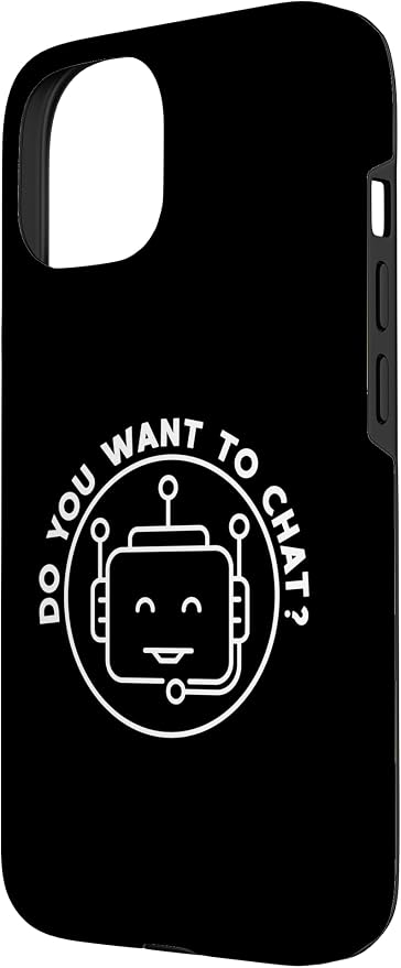 Chatbot - Do You Want To Chat? AI and ML Geek Case for iPhone 15 - Image 2