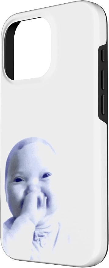 AI Baby Holding Laugh Meme Case for iPhone 16 Pro - Image 2