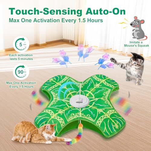 Interactive Cat Toys for Indoor Cats,Automatic Kitten Tunnel Toys - Image 3