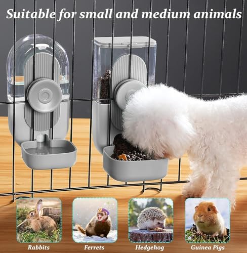 Kenond 35oz Rabbit Feeder,Bunny Water Dispenser,Pet Water Bottle for Cage - Image 3