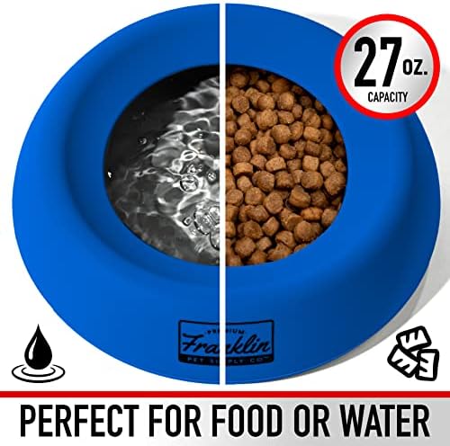 Franklin Sports No-Spill Travel Pet Bowl for Dogs + Cats - 27 oz. - Image 3