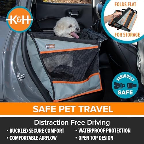 K&H Buckle N Go Dog Car Seat for Small to Medium Pets, 21 X 13 X 19in - Image 6