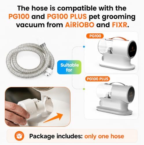 PG100/PG100 Plus Replacement Hose for Pet Grooming Vacuum Kit - Image 2