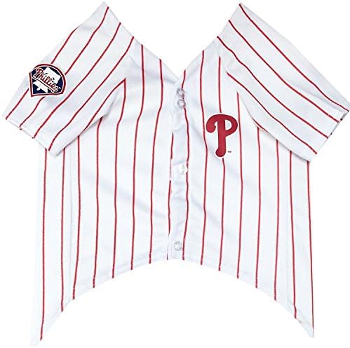 Official MLB Philapelphia Phillies Pet Jersey for Dogs & Cats, Size Medium - Stylish Baseball Jersey for Your Furry Fan- Show Off Team Spirit with The Perfect Fan Apparel Gear for Pet, Dog & Cat - Image 3