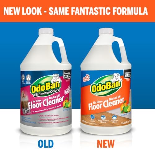 OdoBan Pet Solutions No Rinse Neutral pH Floor Cleaner Concentrate, Made in the USA, Splash O' Citrus Scent, 2 Gallons - Image 3