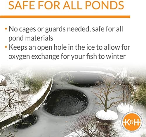 K&H Pond Heater, Thermo-Pond Perfect Climate Submersible Deicer, 300W, Gray - Image 5