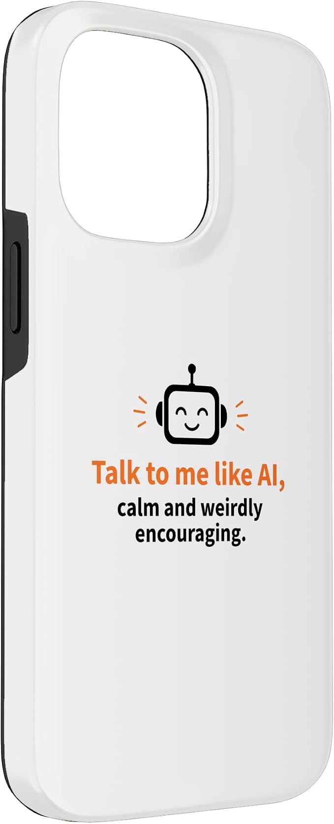 AI Robot Calm Encouraging Tech Support Case for iPhone 14 Pro Max - Image 3