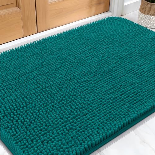 OLANLY Dog Door Mat for Muddy Paws 32x20, Super Absorbent Chenille Mud Mat by OLANLY