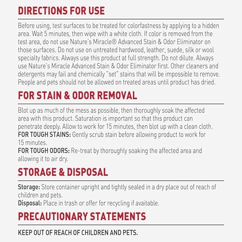 Nature's Miracle Advanced Dog Stain & Odor Eliminator Foam, 64 oz - Image 6