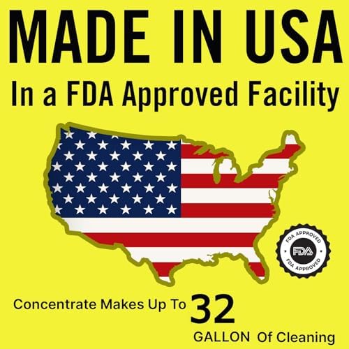Multi-Purpose Probiotic Enzyme Citrus Cleaner, 1/2 Gallon (64 oz.) - Pet Stain and Odor Remover - Concentrated - Professional & Home Strength Drains, Floors, Bathrooms, Toilets Trash Can, Made in USA - Image 7