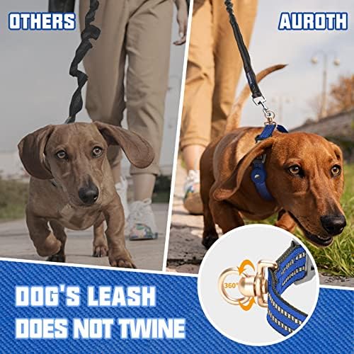 Auroth Airtag Dog Collar, Adjustable Air Tag Case Holder Dog Collar for Medium Large Dogs, Airtag Dog Collar Holder with Heavy Duty D Ring Tangle Free - Image 3