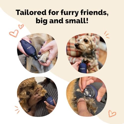 LuckyTail Dog Nail Grinder, Whisper-Quiet, Low-Vibration Trimmer with Light - Image 5