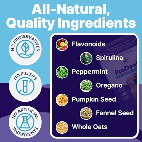 Pup Labs ProDenta, All-Natural Dog Dental Powder for Teeth Cleaning, Dental Powder for Dogs Teeth with Breath Freshener. Easy to use for Tartar Removal and Leaky Gums. Made in USA, 30 Servings - Image 3