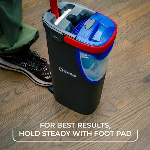 O-Cedar H2prO Flat Mop System | Quick Everyday Cleaning | Dual-Tank Fresh Water System | Machine Washable Reusable Microfiber Mop Pad | Safe on Hardwood, Tile & Vinyl Floors - Image 6