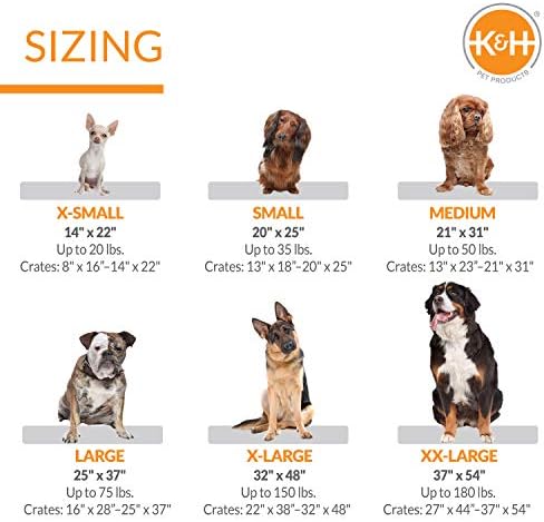 K&H PET PRODUCTS Self-Warming Crate Pad Mocha X-Small 14 x 22 Inches - Image 5