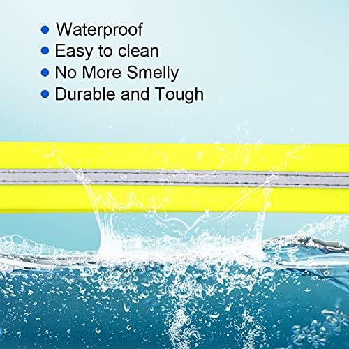 Nimble Reflective Waterproof Dog Collar Adjustable Odor Resistant Easy Clean Pet Collar for Small Medium Large Dogs Night Walking Outdoor Rainy Use (Small (9.45”-14.17”inches), Fluorescent Yellow) - Image 3