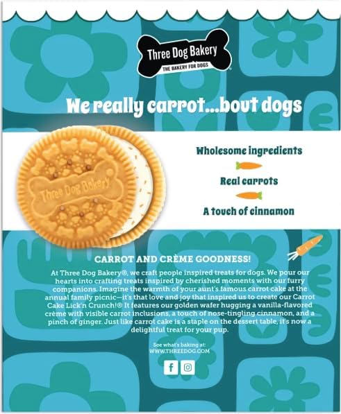 Three Dog Bakery Lick'n Crunch! Dog Treats - 13 oz - Image 2
