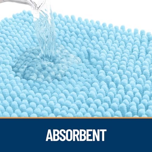 OLANLY Dog Door Mat for Muddy Paws 40x32, Super Absorbent Chenille Mud Mat - Image 3