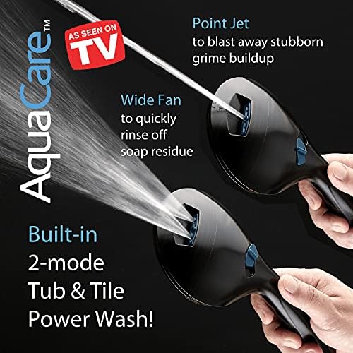 AquaCare 50-mode High Pressure Shower Head Combo with Arm & Dual Power Wash - Image 4