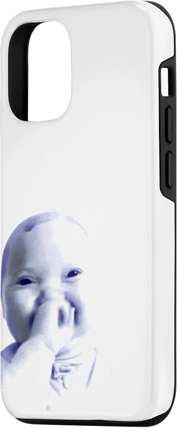 AI Baby Holding Laugh Meme Case for iPhone 12/12 Pro - Image 2
