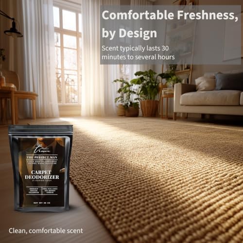 Lapew The Perfect Man Carpet Deodorizer Powder - Pet Safe Freshener for Vacuuming | Scented Odor Eliminator for Home | 36 oz - Image 5