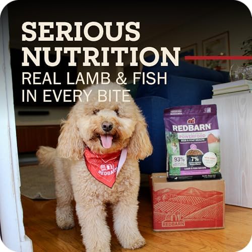 Redbarn Air Dried Powerfood Skin & Coat Health Lamb & Fish Recipe, 2 Pound (Pack of 8) - Image 2