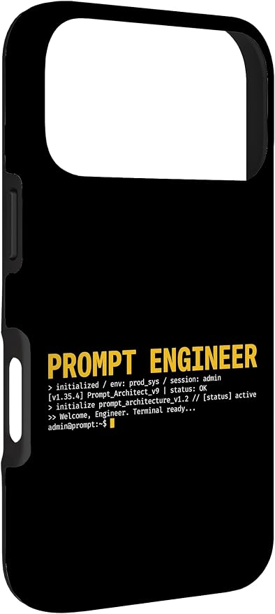 Prompt Engineer Terminal Screen AI Developer Software Coder Case for iPhone 17 Pro - Image 3
