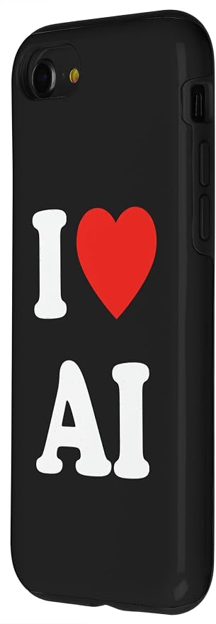 I AI Stem Lover AI Tech Enthusiast Case for iPhone SE (2020) / 7/8 - Image 2