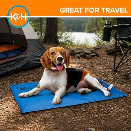 K&H Dog Cooling Mat, Coolin' Pet Pad - X-Large 38x27in Chill Blue - Image 6
