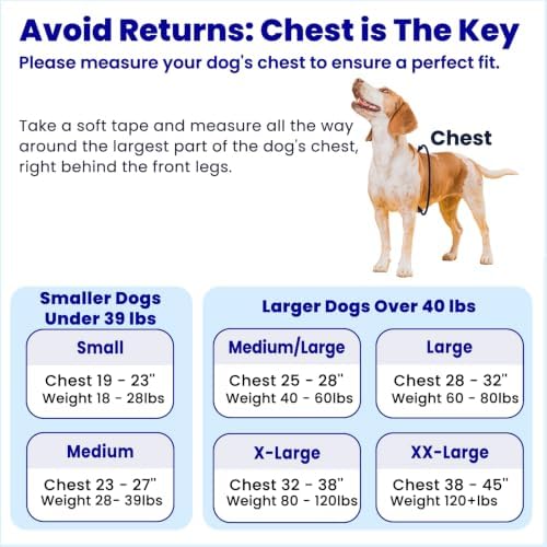 Freedom No Pull Dog Harness for Medium Dogs, Easy Walker, Anti Pulling with Two Stainless D-Rings, Comfortable, Sewn-in Instructions Tags for Easy Use (Black, M) - Image 6