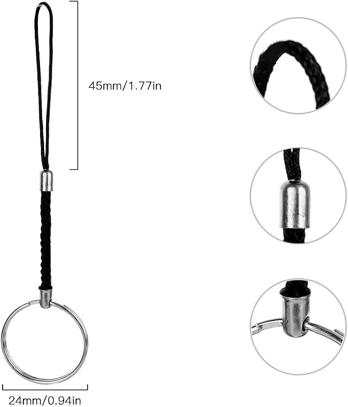 ENUODA Hand Wrist Lanyard Strap String for USB Flash Drives, Keys, Keychains and other Portable Items - Image 2
