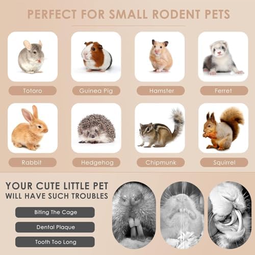 Grddaef 45Pcs Rabbit Toys, 300g Natural Timothy Grass Molar Teeth Stick Chew Toys for Chinchilla Rabbit Bunny Guinea Pig Treats - Image 6