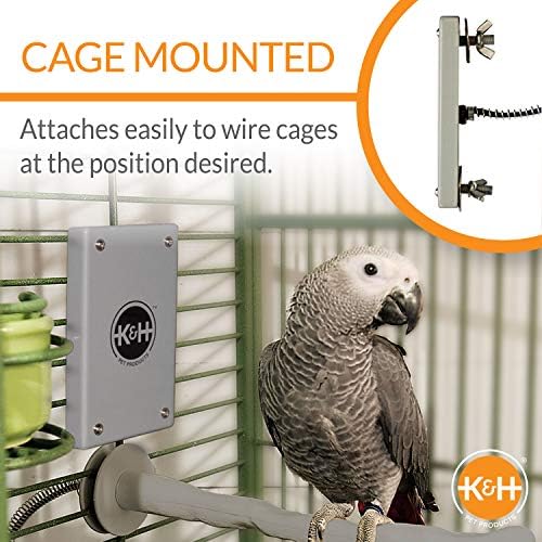 K&H Bird Heater, Snuggle-Up Warmer, Small 5x3in, Low Voltage, Gray - Image 4