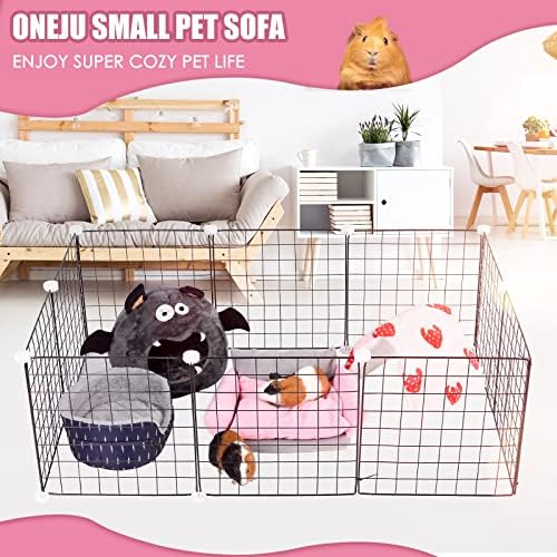 Guinea Pig Couch - Guinea Pig Sofa, Removable Cushioned Pillow, Stuffed Arms and Back, Super Cozy, Ideal Bed for Small Pets - Image 7