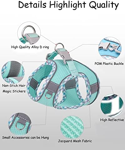 Petank Step in Dog Harness No Pull and Leash for Small Medium Dogs Cats. - Image 5