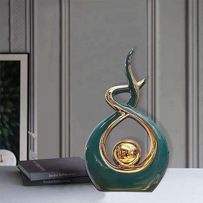 Norrclp Home Decor Modern Abstract Art Ceramic Statue Table Decorations for Dining Room Living Room Office Centerpiece - Image 5