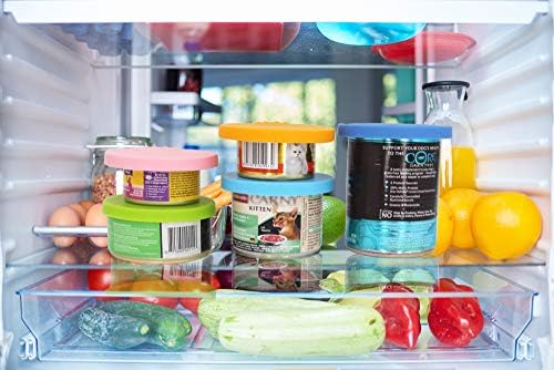 Comtim Pet Food Can Cover Silicone Can Lids for Dog and Cat Food(Universal Size,One fit 3 Standard Size Food Cans) (Blue/Purple) - Image 5