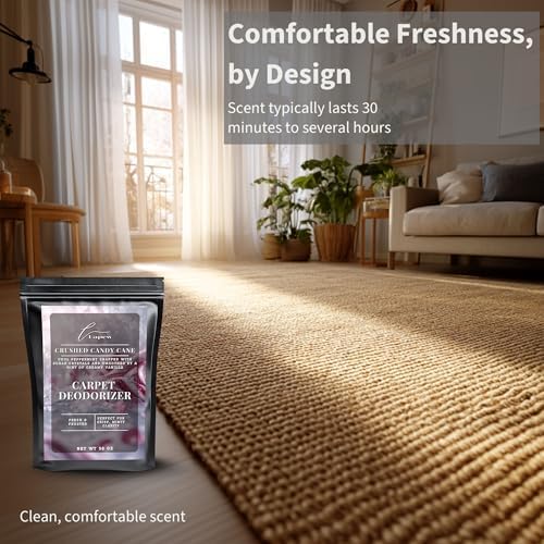 Lapew Crushed Candy Cane Carpet Deodorizer Powder - Pet Safe Freshener for Vacuuming | Scented Odor Eliminator for Home | 36 oz - Image 5