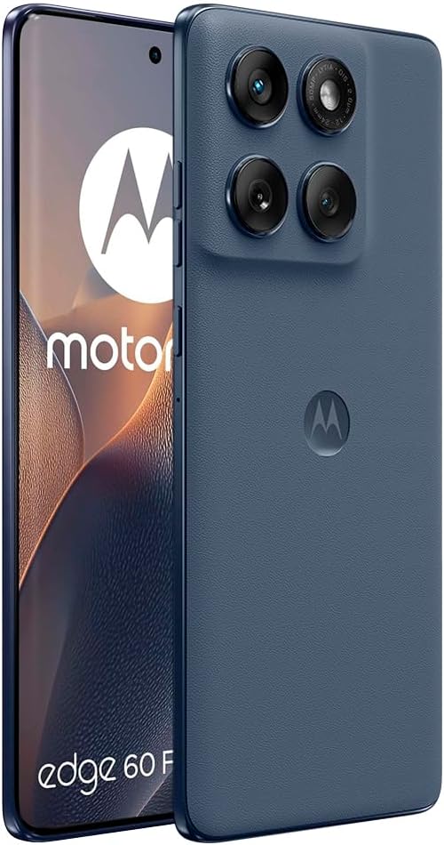 Motorola Moto Edge 60 Fusion 5G Ai (Compatible with Tmobile Mint Tello & Global) (256GB+8GB) NFC 50MP Triple Cam Dual Sim 6.67" Curved XT2503-1 Latino American Version (Slipstream (Blue)) - Image 4