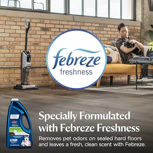 Bissell Multi-Surface Pet Formula with Febreze Freshness, 22951, 64 Fl Oz, Use on Sealed Hard Floors, and Area Rugs, Removes Tough Messes, Febreze Freshness - Image 4