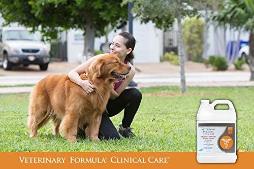 Veterinary Formula Clinical Care Antiseptic and Antifungal Medicated Shampoo for Dogs & Cats, 128 Fl Oz – Helps Alleviate Scaly, Greasy, red Skin – Paraben, Dye, Soap-Free (1 Pack) - Image 2