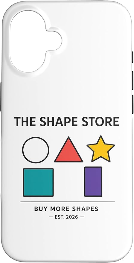 The Shape Store Funny Viral Meme from 2026 AI Humor Case for iPhone 16 by Unknown