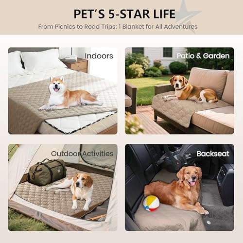 gogobunny Waterproof Blanket, Couch Covers for Dogs, Reversible Protector - Image 2
