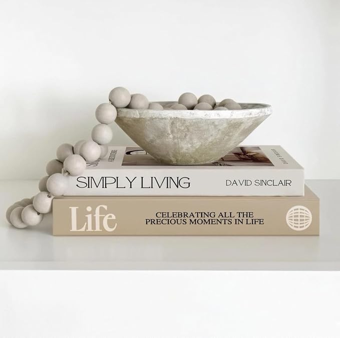 Decorative Books for Home Decor,2 Pcs Modern Minimalist Faux Book for Home Decoration,Coffee Table Decor,Living Room Aesthetic Accent (E1) - Image 5