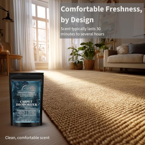 Lapew Frosted Forest Carpet Deodorizer Powder - Pet Safe Freshener for Vacuuming | Scented Odor Eliminator for Home | 16 oz - Image 5