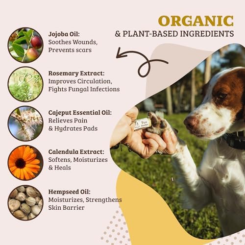 Natural Dog Company Paw Soother Dog Paw Balm - 0.15 oz Stick - Image 3