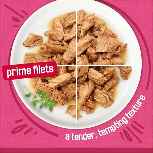 Purina Friskies Prime Filets Cat Food Variety Pack, 48 Ct Cans - Image 2